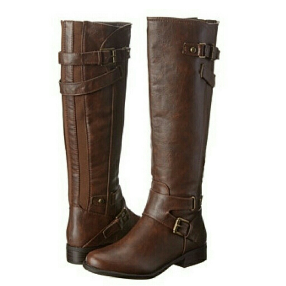 G by Guess Brown Knee High Boots.